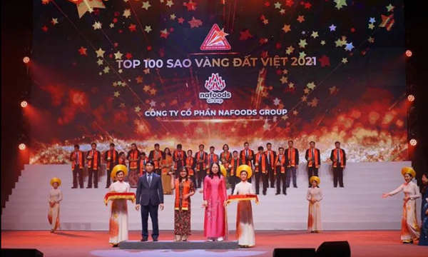 Giải thưởng Sao Vàng đất Việt 2021 gọi tên Nafoods - doanh nghiệp nhiều lần vi phạm thuế