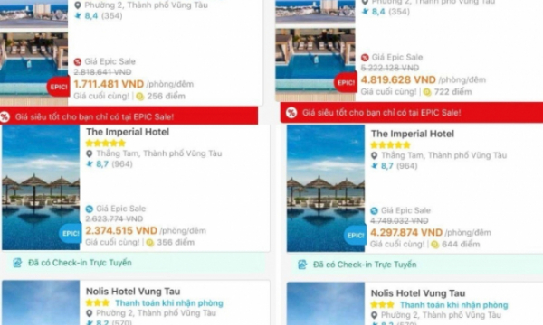 Khách sạn, nhà nghỉ Vũng Tàu đồng loạt tăng giá gấp 3 lần dịp lễ 30/4 - 1/5