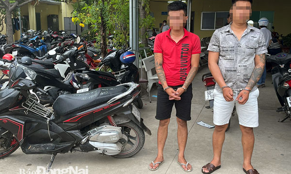 Biên Hòa: Bắt khẩn cấp 2 đối tượng cướp giật tài sản