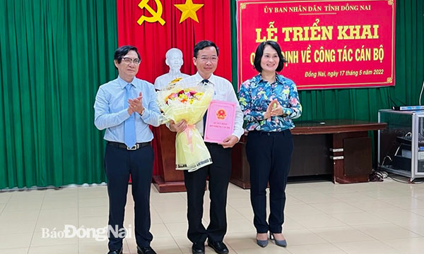 Ông Lê Quang Trung phụ trách điều hành hoạt động của Sở Y tế Đồng Nai