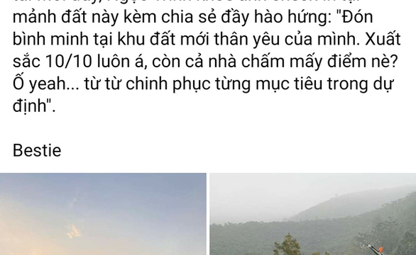 Thu thập chứng cứ vụ Ngọc Trinh đăng tin sai sự thật 'mua 11ha đất ở Bảo Lộc'