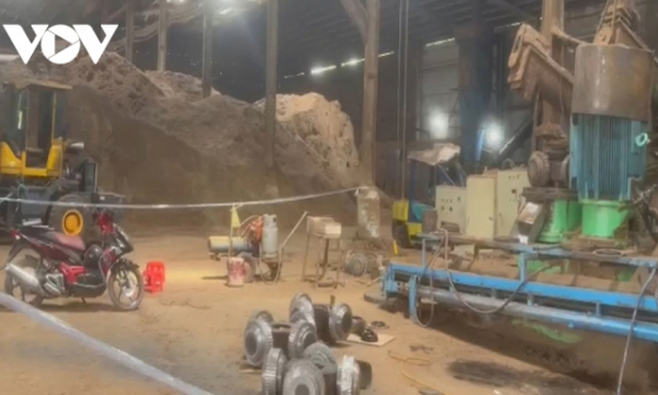Nam công nhân ở Bình Phước tử vong khi sửa chữa máy móc tại công ty