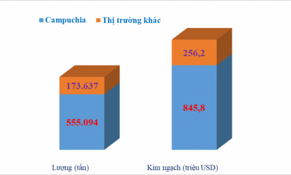 76% lượng hạt điều nhập khẩu từ Campuchia