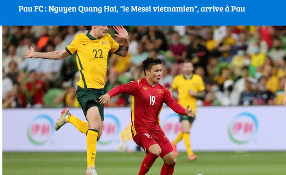 Báo Pháp: Quang Hải sẽ ra mắt cùng Pau FC vào chiều 30-6