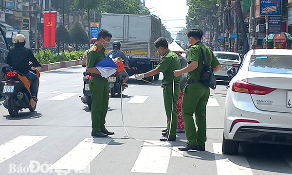 Bắt nhóm nghi can liên quan vụ nổ súng trên đường phố Biên Hòa
