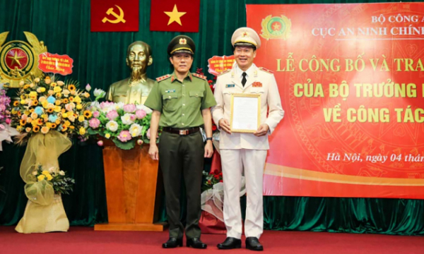 Giám đốc Công an Đồng Nai Vũ Hồng Văn làm Cục trưởng Cục An ninh chính trị nội bộ