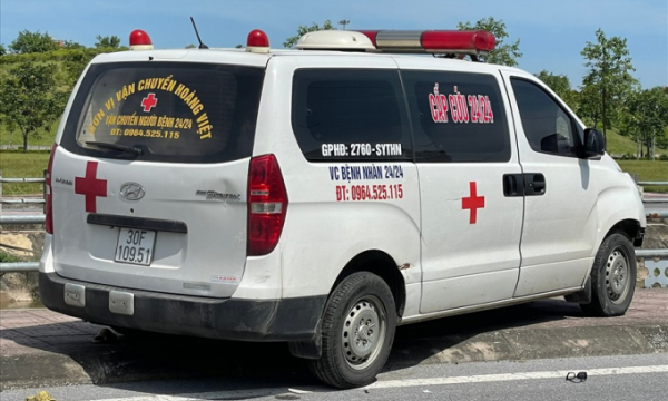 Thái Bình: Xác minh thông tin xe cứu thương 'dù' 1 ngày gây 2 vụ tai nạn
