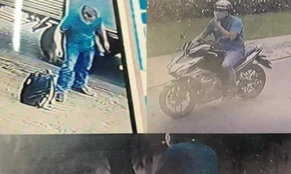 Truy bắt người đàn ông đi xe máy biển số giả đập kính ô tô trộm tiền