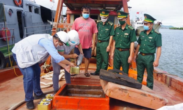Bà Rịa-Vũng Tàu: Bắt giữ phương tiện vận chuyển 30.000 lít dầu DO không rõ nguồn gốc