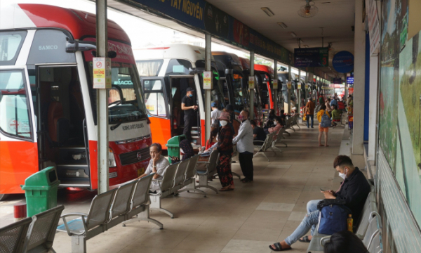 Giá vé xe khách ở TPHCM tăng 20 – 40% trong dịp lễ 2.9