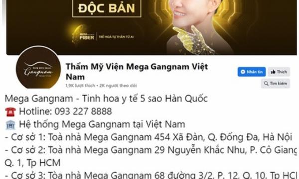 Gà Spa, Thẩm mỹ viện Mega Gangnam tiếp tục bị xử phạt