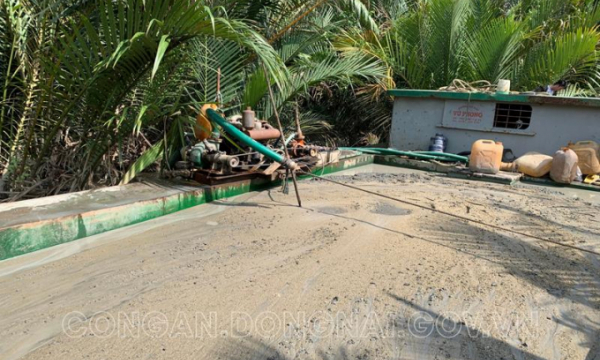 Nhơn Trạch: tuần tra bắt giữ và xử lý đối tượng khai thác cát trái phép