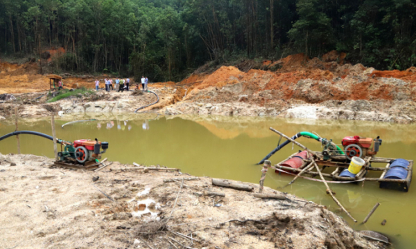 UBND tỉnh Lâm Đồng chỉ đạo kiểm tra, xử lý nghiêm vụ khai thác cát lậu giữa rừng