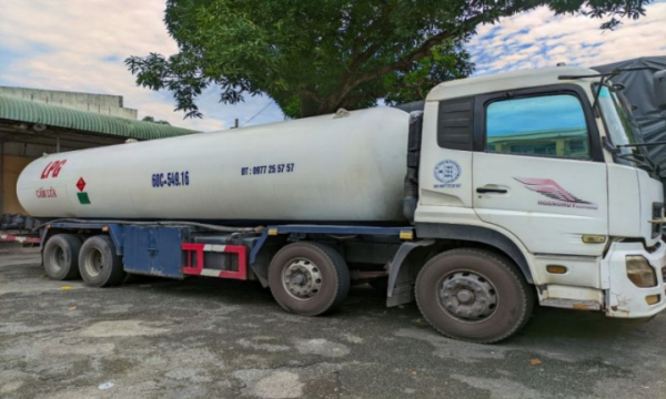 Quản lý thị trường Đồng Nai phát hiện xe bồn vận chuyển 4.090 kg khí LPG không rõ nguồn gốc xuất xứ