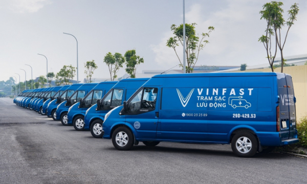 Vinfast triển khai dịch vụ pin lưu động 24/7 trên toàn quốc