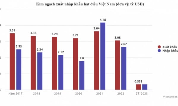 Hai tháng chi 360 triệu USD mua một loại hạt, Việt Nam quay lại thời nhập siêu