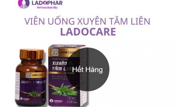 Ladophar xin tự thu hồi lô sản phẩm Ladocare Xuyên Tâm Liên