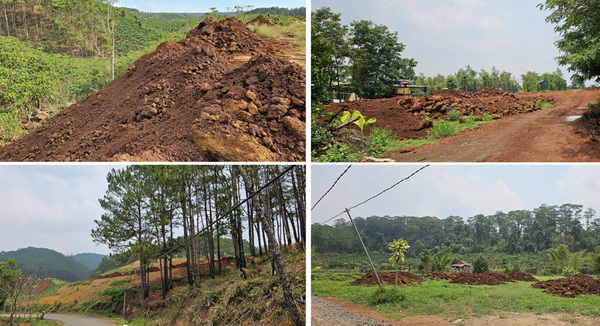 Thi công bãi chôn lấp rác Lộc Phú: Chưa có bãi thải, hàng ngàn mét khối đất đã đi về đâu?