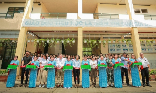 TP.HCM: Lắp hệ thống nước sạch miễn phí cho 5 trường học vùng ven