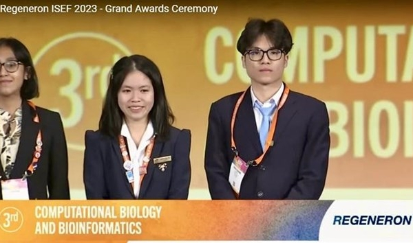 Học sinh Việt Nam đoạt giải Hội thi Khoa học kỹ thuật quốc tế 2023