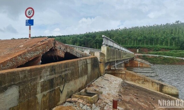 Nguy cơ cao vỡ Hồ chứa nước Đắk N’Ting ở Đắk Nông