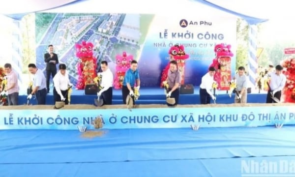 Khởi công xây dựng nhà ở xã hội Khu đô thị Ân Phú thành phố Buôn Ma Thuột