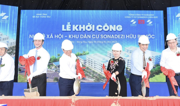 Khởi công xây dựng nhà ở xã hội Sonadezi Hữu Phước