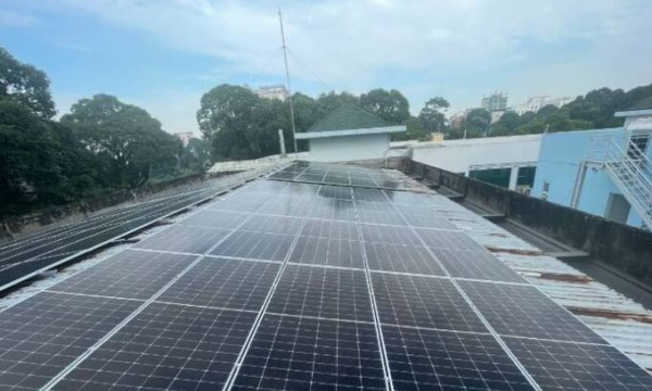 Cấp nước Bến Thành: Giảm 66,5% mức tiêu thụ điện với năng lượng mặt trời