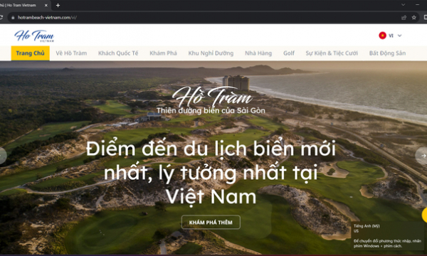 Ra mắt website quảng bá điểm đến Hồ Tràm