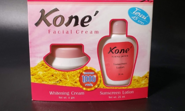 Thu hồi kem Whitening Cream Koné kém chất lượng