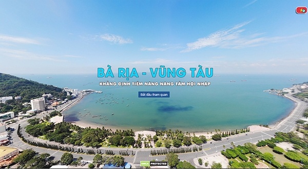 Trải nghiệm Bà Rịa - Vũng Tàu từ bản đồ 360 độ