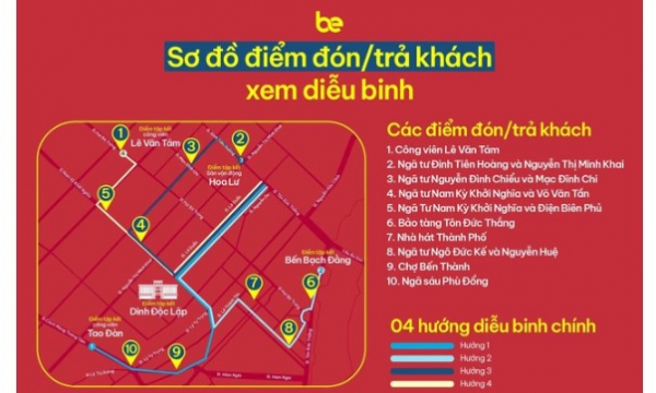Người dân làm sao đặt được xe công nghệ để đi xem diễu binh, diễu hành?