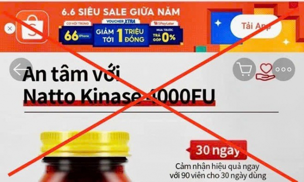 Yêu cầu Shopee, Lazada ngưng bán TPCN chưa cấp phép