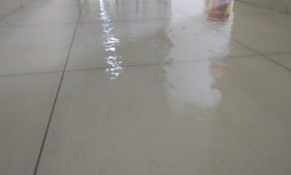 TP Hồ Chí Minh: Tầng 20 chung cư Tecco Town Bình Tân “ngập nặng” vì mưa!