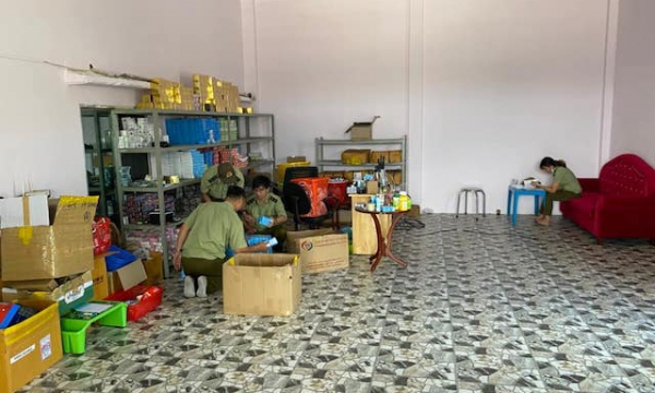 Bình Thuận: Thu giữ 1.800 sản phẩm mỹ phẩm không rõ nguồn gốc