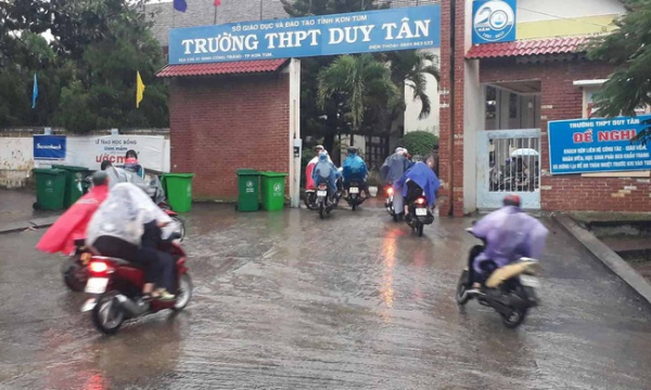 Hơn 500.000 học sinh Gia Lai, Kon Tum nghỉ học tránh bão số 9