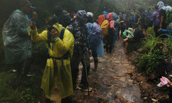 Nhóm du khách mắc kẹt, mất liên lạc trên núi Tà Giang đã trở về an toàn
