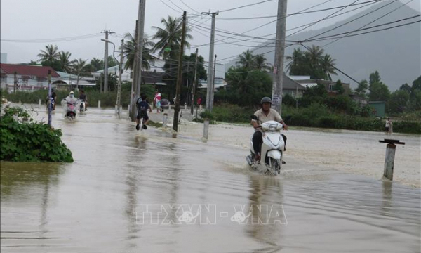 6 khu gian và 1 nhà ga đường sắt bị thiệt hại do mưa lũ tại Nam Trung Bộ