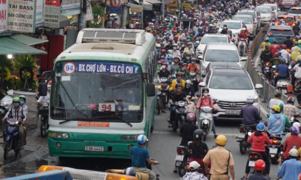 TP.HCM: Giảm 2.300 chuyến xe buýt dịp Tết Dương lịch