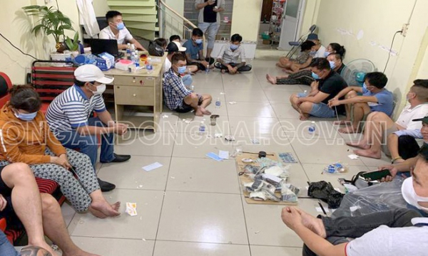 Triệt phá sòng bạc ở Đồng Nai ngày Tết
