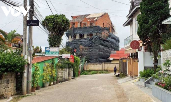 Biệt thự “khủng” xây dựng sai phép tại trung tâm Đà Lạt (Lâm Đồng)