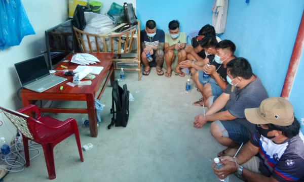 Tiền Giang: Mở phòng đánh bạc giữa lúc dịch Covid-19 diễn biến phức tạp