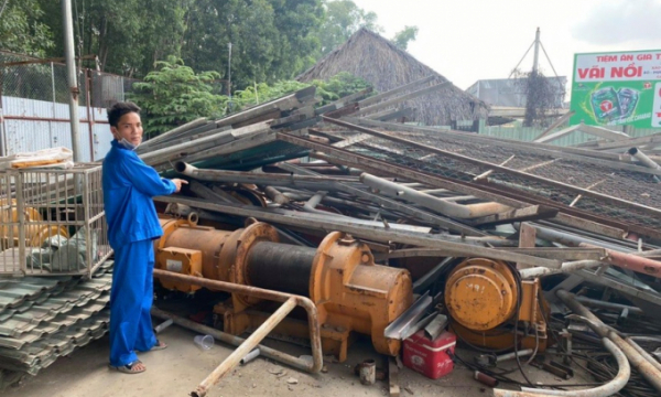 Thuê xe cẩu đi trộm tài sản công trình ở Tây Ninh