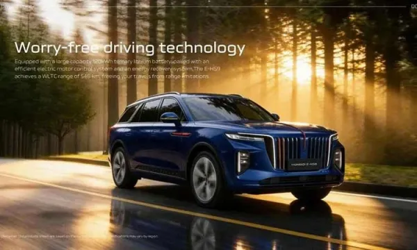 ongqi E-HS9 2026 ra mắt Thái Lan - SUV hạng sang 6 chỗ chạy điện