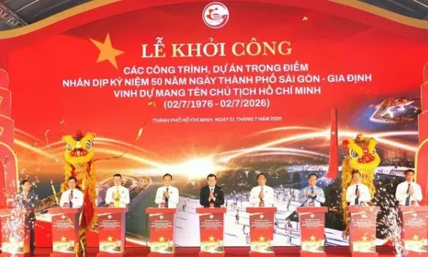 TPHCM khởi công 8 dự án trọng điểm tổng vốn hơn 253.000 tỷ đồng