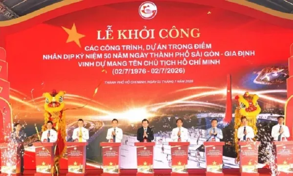 TP HCM khởi công 8 dự án trọng điểm gần 253.000 tỷ tạo động lực tăng trưởng