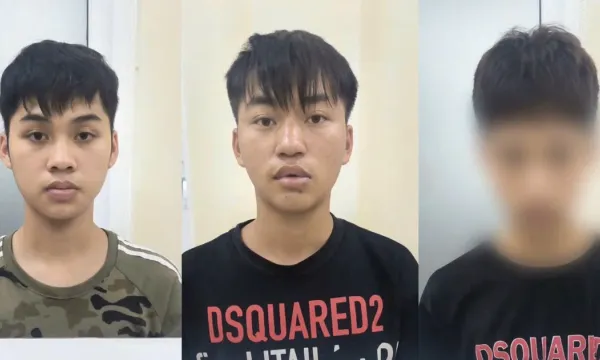 Thanh thiếu niên mang hung khí gây rối trật tự công cộng tại Hà Nội