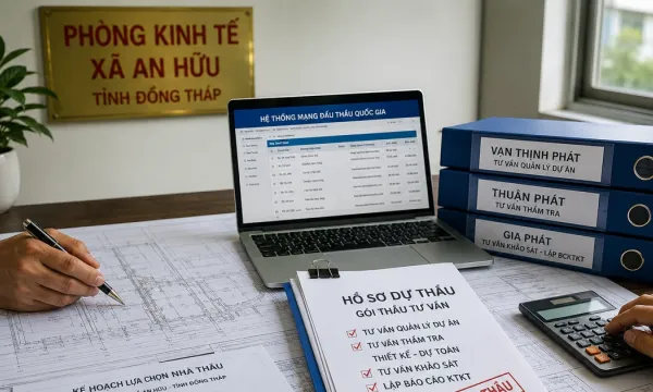 Xã An Hữu, tỉnh Đồng Tháp công bố kết quả loạt gói thầu dồn dập trên hệ thống [Kỳ 4]