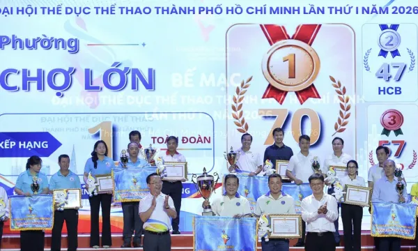 Khép lại Đại hội Thể thao TPHCM lần I: Phường Chợ Lớn đứng nhất toàn đoàn