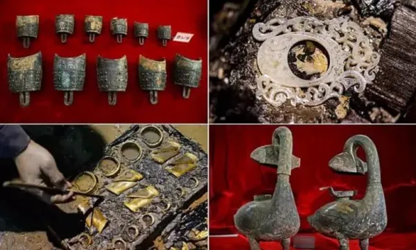 Sốc: Quần thể mộ thời Hán với quan tài nhiều lớp